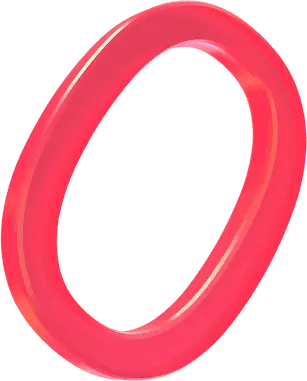 large zero icon red